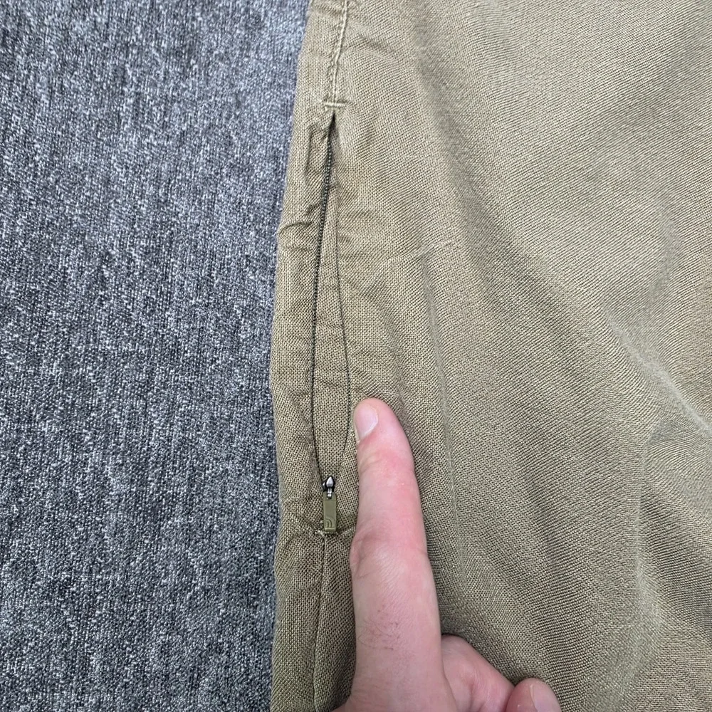 The North Face Motion Pants Men 32x30 Flex Canvas Articulated Hiking Trail Green